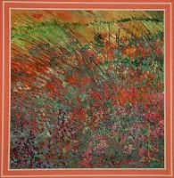 Red grasses and flowers - click to enlarge